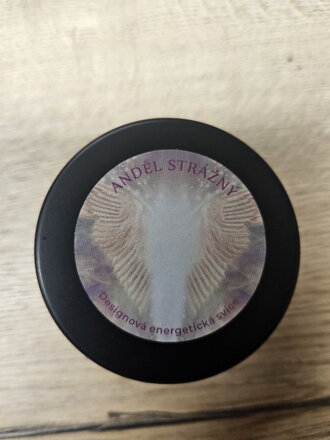 ENERGETICKÁ SVÍCE "ANDĚL STRÁŽNÝ" ze sójového vosku 120 ml