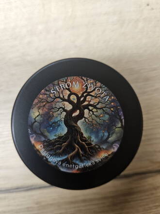 ENERGETICKÁ SVÍCE "STROM ŽIVOTA" ze sójového vosku 120 ml